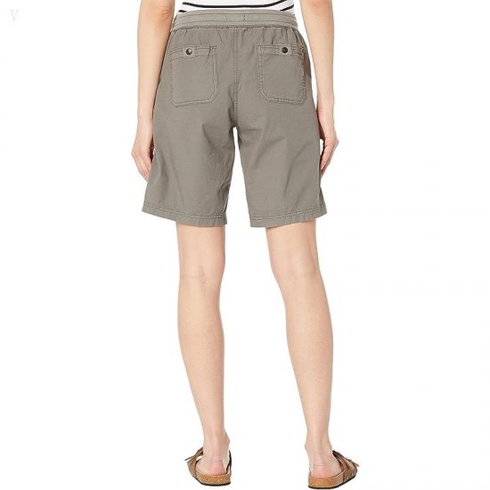 L.L.Bean Ripstop Pull-On Shorts Dark Taupe ID-OvV0nyC0