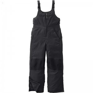 L.L.Bean Cold Buster Snow Bibs (Big Kids) Classic Black ID-MsdDJSON