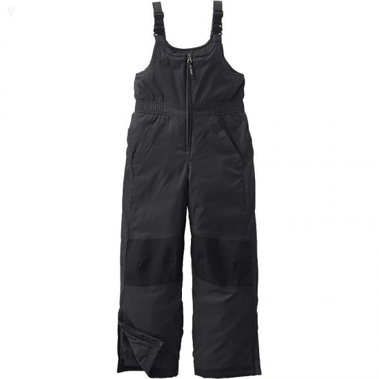 L.L.Bean Cold Buster Snow Bibs (Big Kids) Classic Black ID-MsdDJSON