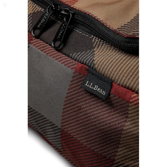 L.L.Bean Personal Organizer Toiletry Kit Print Apple Cinnamon ID-h9ivy8lO