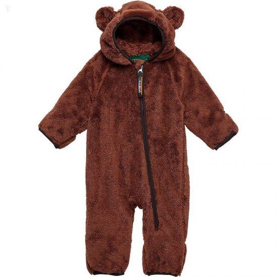 L.L.Bean Hi-Pile Fleece Bunting (Infant) Dark Barley ID-et3URTH5