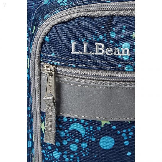 L.L.Bean Kids Original Backpack Print Nautical Navy Night Star ID-FqnqTW9G