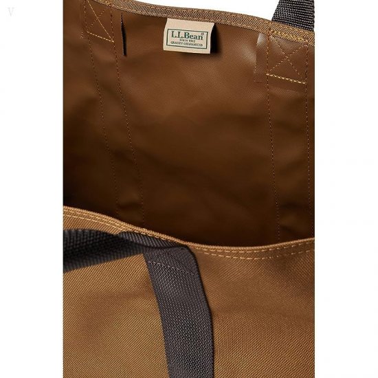 L.L.Bean Large Hunter\'s Tote Maple Brown ID-dVLli5eY