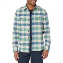 L.L.Bean Signature Chamois Print Moonlight Blue Plaid ID-rGqOnw5V