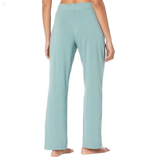 L.L.Bean Super Soft Shrink-Free Button Front Pajama Set Sea Pine ID-WM6KZaMS