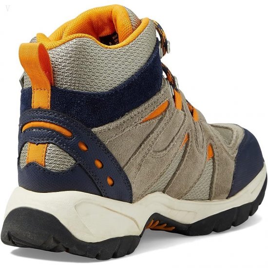 L.L.Bean Trail Model Hiker Water Resistant (Toddler/Little Kid/Big Kid) River Rock/Classic Navy ID-Nc2cdwgI