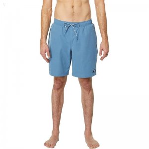 L.L.Bean Vacationland Stretch Swim Trunks 2.0 Solid Bayside Blue ID-zos2xmG4