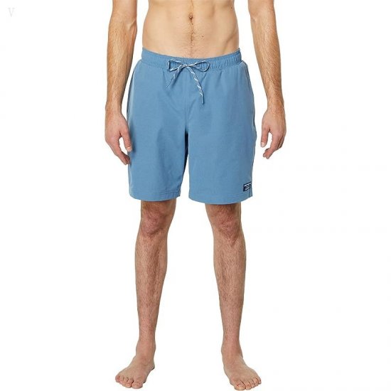 L.L.Bean Vacationland Stretch Swim Trunks 2.0 Solid Bayside Blue ID-zos2xmG4