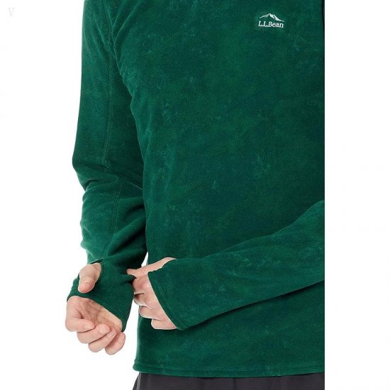 L.L.Bean Fleece Base Layer Long Sleeve Crew Print Rainforest Camo ID-JrZ968nL