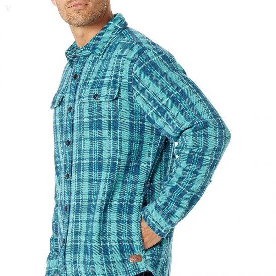 L.L.Bean The 1912 Overshirt Long Sleeve Sea Blue ID-9wgZIh8V