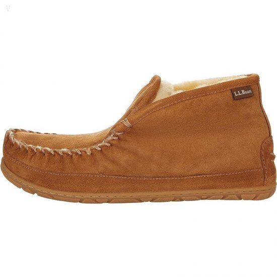 L.L.Bean Wicked Good Slipper Boot Moc Brown ID-aKPERBCJ
