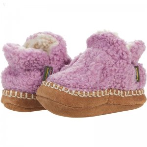 L.L.Bean Cozy Slipper Bootie (Toddler) Mauve Berry ID-m1WOru1C