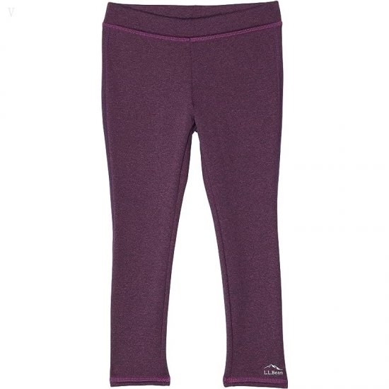 L.L.Bean Mountain Fleece Leggings II (Little Kids) Plum Grape Heather ID-Vc1d1khc
