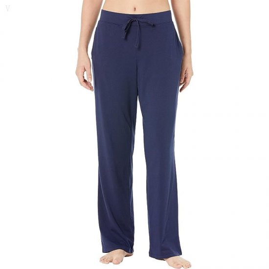 L.L.Bean Super Soft Shrink-Free Button Front Pajama Set Bright Navy ID-bjH3sB07