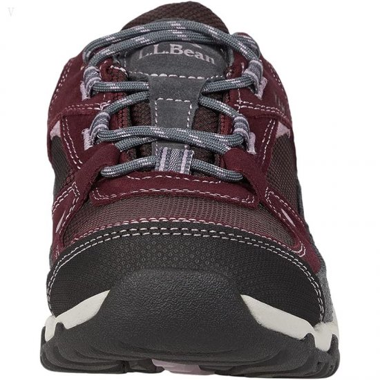 L.L.Bean Trail Model Hiker 4 Water Resistant Low Burgundy/Light Rosewood ID-GRx9f6HD