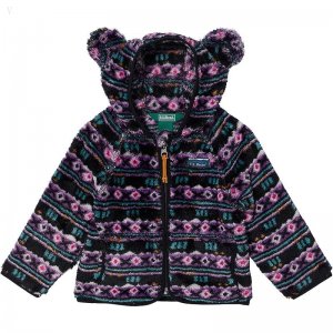 L.L.Bean Hi-Pile Fleece Print Jacket (Infant) Black Mountain Classic Print ID-Sbkil2mG