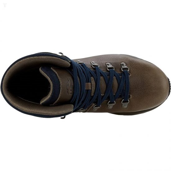 L.L.Bean Alpine Hiking Sneaker Leather Dark Cement/Carbon Navy ID-gzBZk3m2