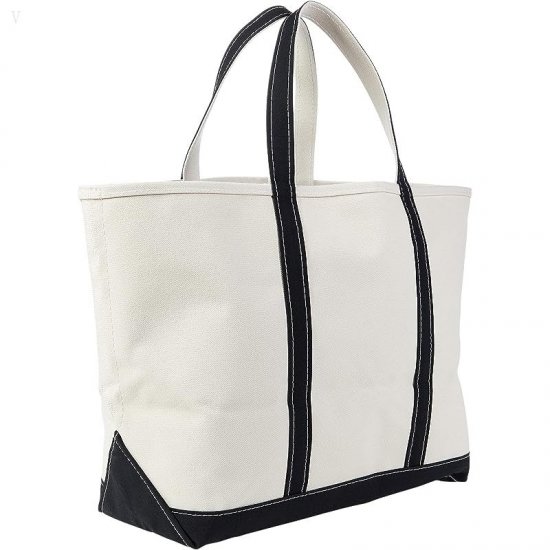 L.L.Bean Boat and Tote Large Black Trim ID-zpjtShTB