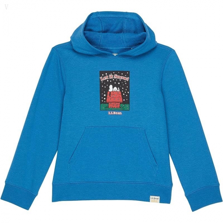 L.L.Bean L.L.Bean X Peanuts Hoodie (Little Kids) Marine Blue ID-Vcr5KyKP - Click Image to Close