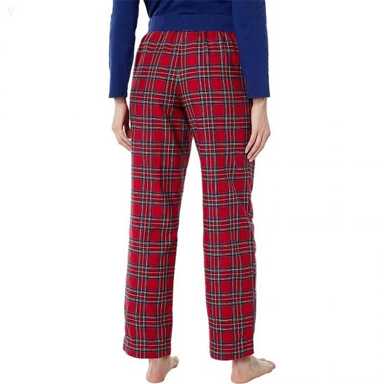 L.L.Bean Camp Pajama Set Deep Marine Blue ID-i44mOk5g