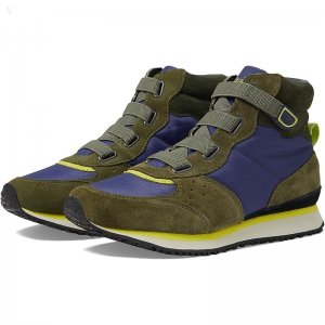 L.L.Bean Katahdin Retro Hiker (Toddler/Little Kid/Big Kid) Dusty Navy/Deep Olive ID-alYZbkQV