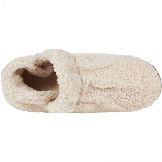 L.L.Bean Cozy Slipper Bootie Pile Fleece Natural ID-o2ONdTNf