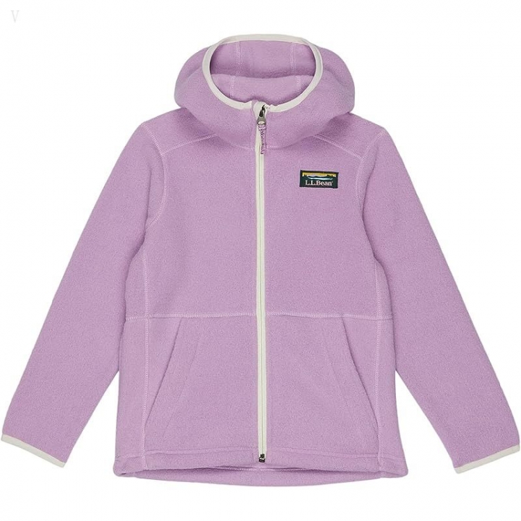 L.L.Bean Mountain Classic Fleece Hooded (Little Kids) Lilac ID-hCUWFchu - Click Image to Close