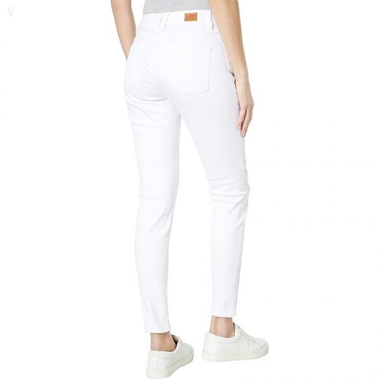 L.L.Bean BeanFlex Skinny Leg Favorite Fit Jeans in White White ID-IwLgZTek