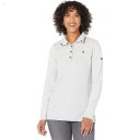 L.L.Bean Quilted Sweatshirt Mock Neck Tunic Light Gray Heather ID-WoudFQMw