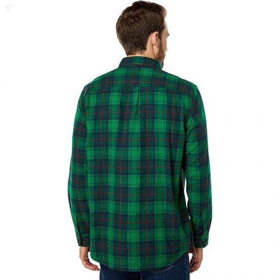 L.L.Bean Scotch Plaid Flannel Traditional Fit Shirt Cranston ID-0dstApcA