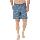 L.L.Bean 9\ Carbon Navy Fish Print ID-XNm0mf3L