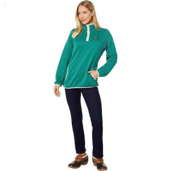 L.L.Bean Airlight Knit Pullover Warm Teal Heather ID-qFxXHAGN