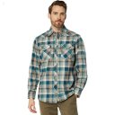 L.L.Bean Katahdin Performance Flannel Shirt Plaid Eucalyplus/Deep Admiral Blue ID-6Zcqu0CF