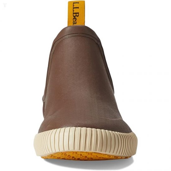 L.L.Bean Wellie Sport Rubber Chelsea Dark Cocoa ID-uzJ18slw