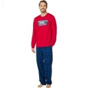 L.L.Bean Camp Pajamas Set Regular Nautical Red ID-YtGuuPjz