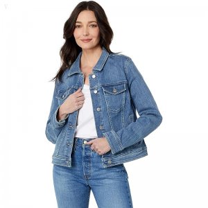 L.L.Bean BeanFlex Jean Jacket Vintage Faded ID-TWL6pQBo