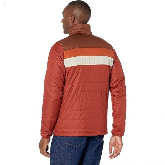 L.L.Bean Mountain Classic Puffer Jacket Color-Block - Tall Dark Russet/Dark Barley ID-obxTcW6d