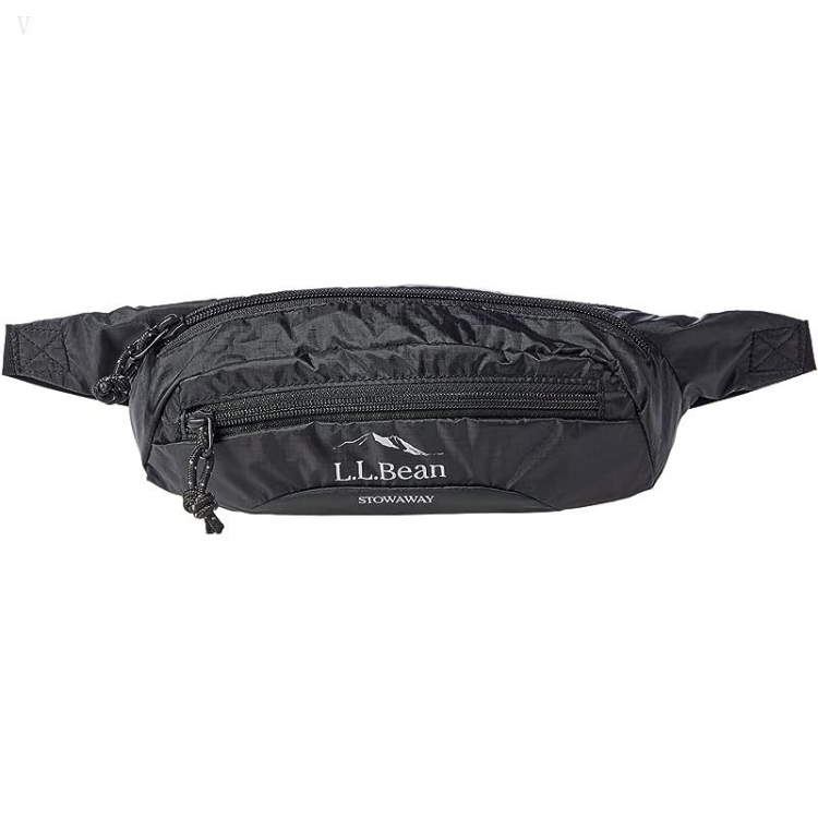 L.L.Bean Stowaway Hip Pack Black ID-2lJkIfXX - Click Image to Close