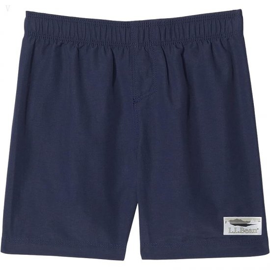 L.L.Bean Stowaway Shorts (Toddler) Navy ID-OpVlMlJ1