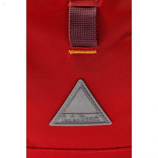 L.L.Bean Kids Bean??s Explorer Backpack Color-Blocked III Vibrant Red/Burgundy ID-paBxN1rp