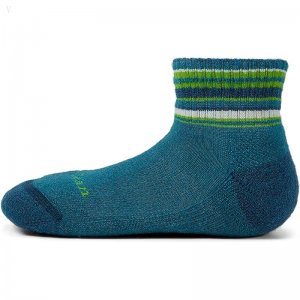 L.L.Bean Katahdin Quarter Crew Socks (Toddler/Little Kid/Big Kid) Deep Admiral Blue ID-IOow29vF