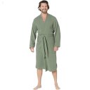 L.L.Bean Comfort Waffle Robe Regular Deep Olive ID-yTqXDeGB
