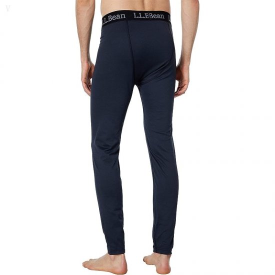 L.L.Bean Midweight Base Layer Pants Black ID-306Z6xKL