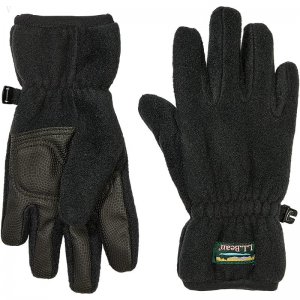 L.L.Bean Kid??s Mountain Classic Fleece Gloves Black ID-QVljoQiY