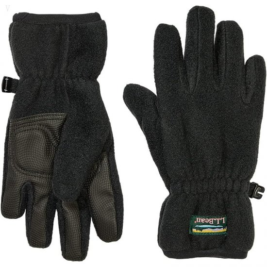 L.L.Bean Kid??s Mountain Classic Fleece Gloves Black ID-QVljoQiY