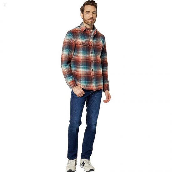 L.L.Bean Signature Chamois Print Mariner Blue Plaid ID-dH4E9oiH