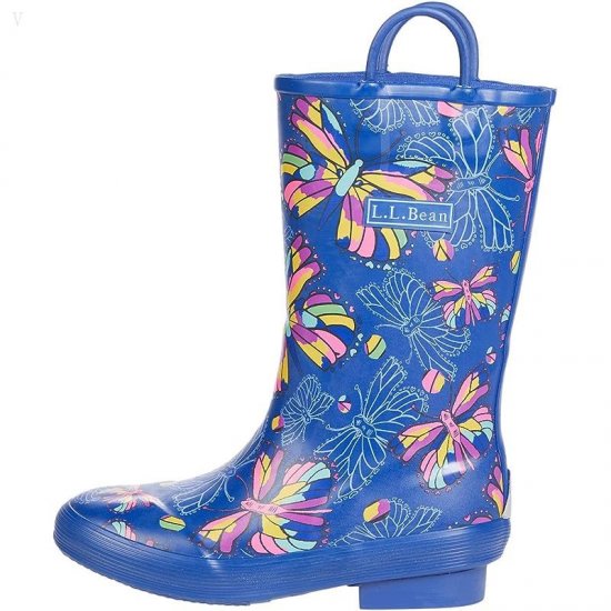 L.L.Bean Puddle Stompers Rain Boots Print (Toddler/Little Kid) Night Sky Butterfly ID-nblZHjLU
