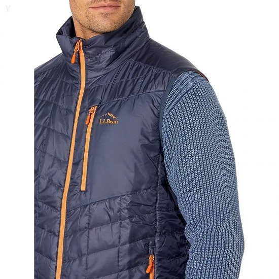 L.L.Bean Primaloft Packaway Vest Carbon Navy ID-1HGlABLY