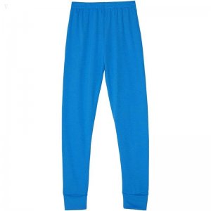 L.L.Bean Wicked Warm Midweight Underwear Bottoms (Big Kids) Cobalt Sea ID-07mFmaQZ