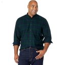 L.L.Bean Scotch Plaid Flannel Traditional Fit Shirt - Tall Black Watch ID-tMSHokSp
